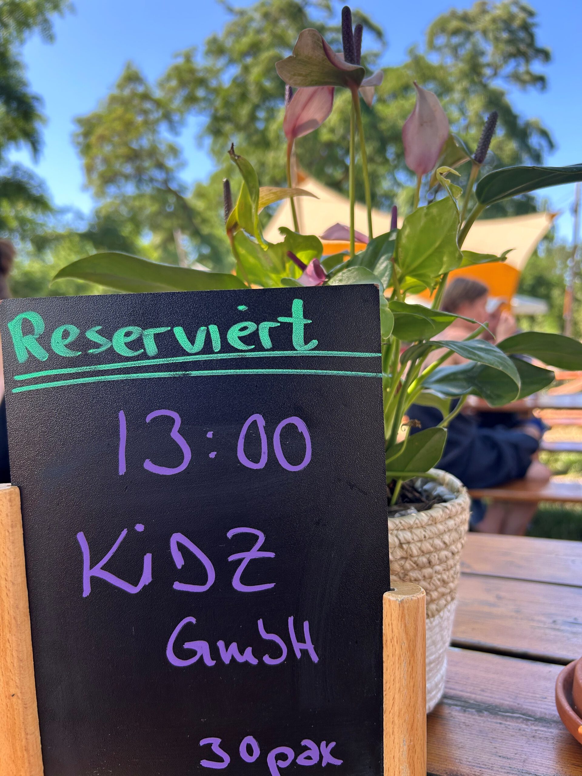 Reservierung KIDZ Tempelgarten