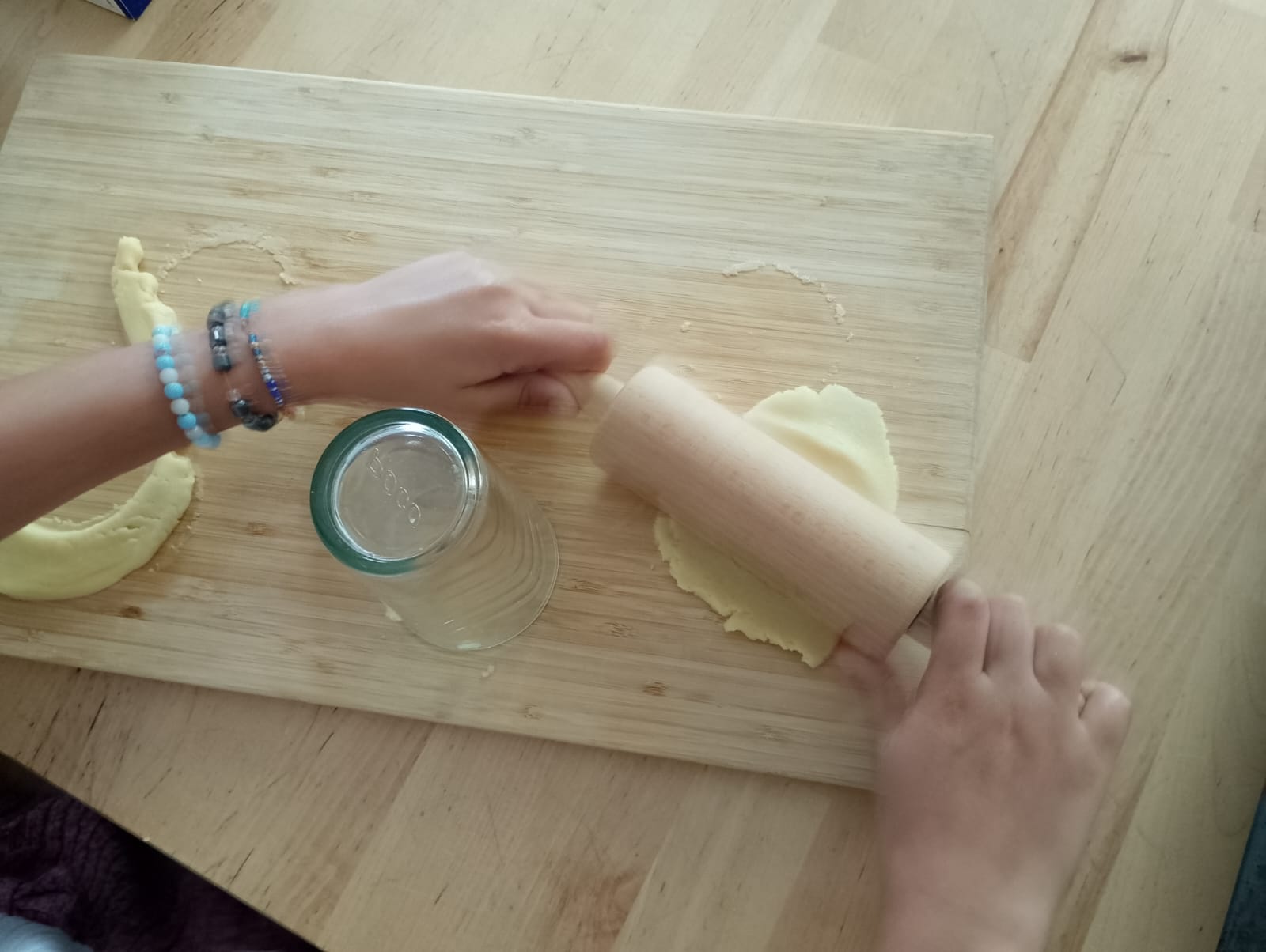Teig ausrollen